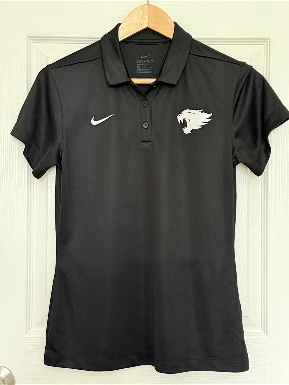 NWOT Nike Black Dri-FIT Kentucky Short Sleeve Polo with White Logos | Size S